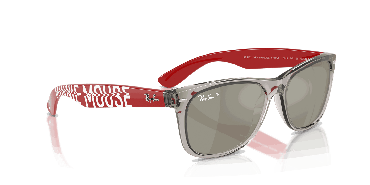 [Grey Mirror Silver - Polar Lenses, Polished Transparent Grey Frame]