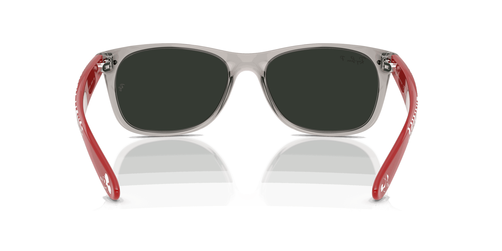 [Grey Mirror Silver - Polar Lenses, Polished Transparent Grey Frame]