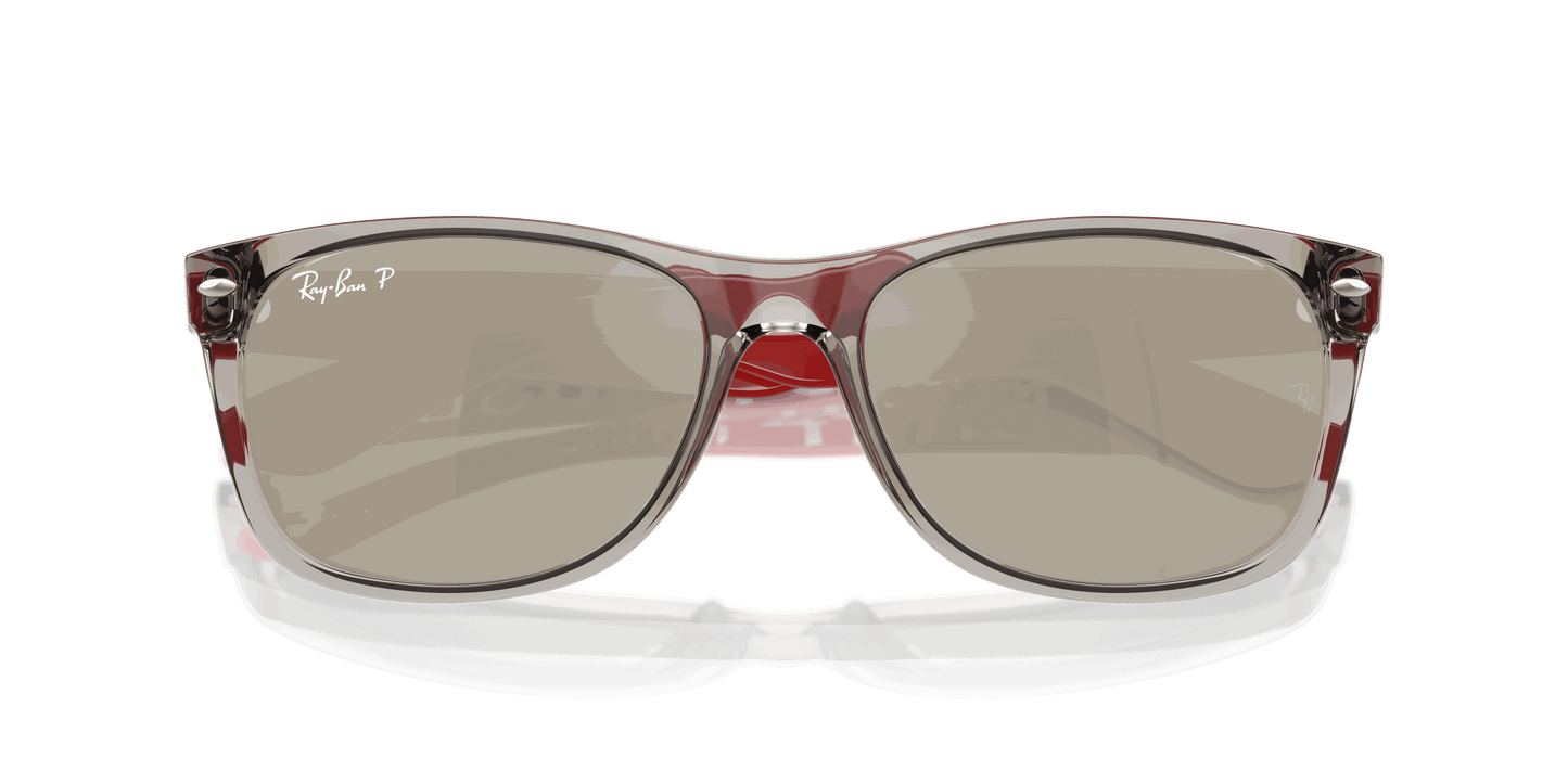 [Grey Mirror Silver - Polar Lenses, Polished Transparent Grey Frame]