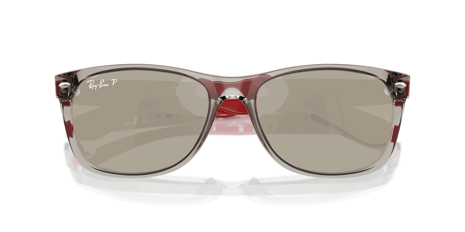 [Grey Mirror Silver - Polar Lenses, Polished Transparent Grey Frame]