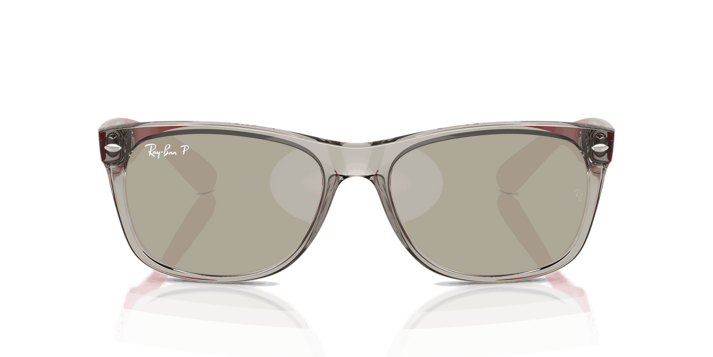 [Grey Mirror Silver - Polar Lenses, Polished Transparent Grey Frame]