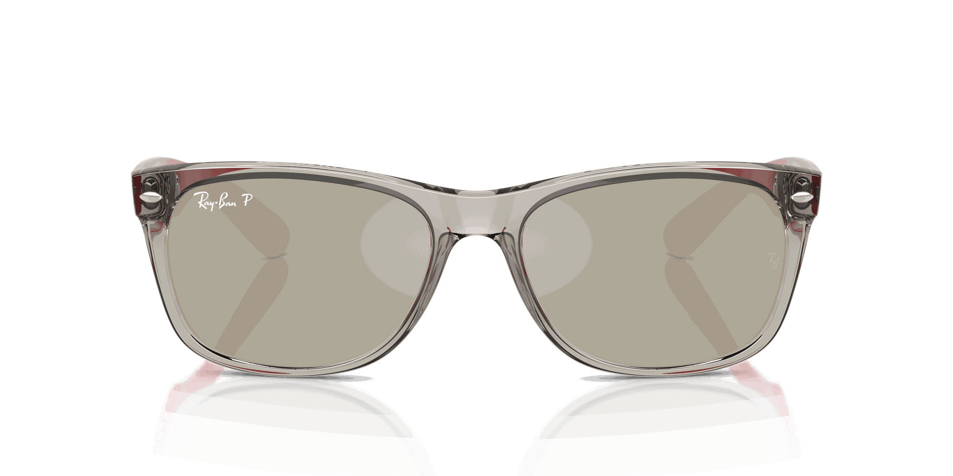 [Grey Mirror Silver - Polar Lenses, Polished Transparent Grey Frame]