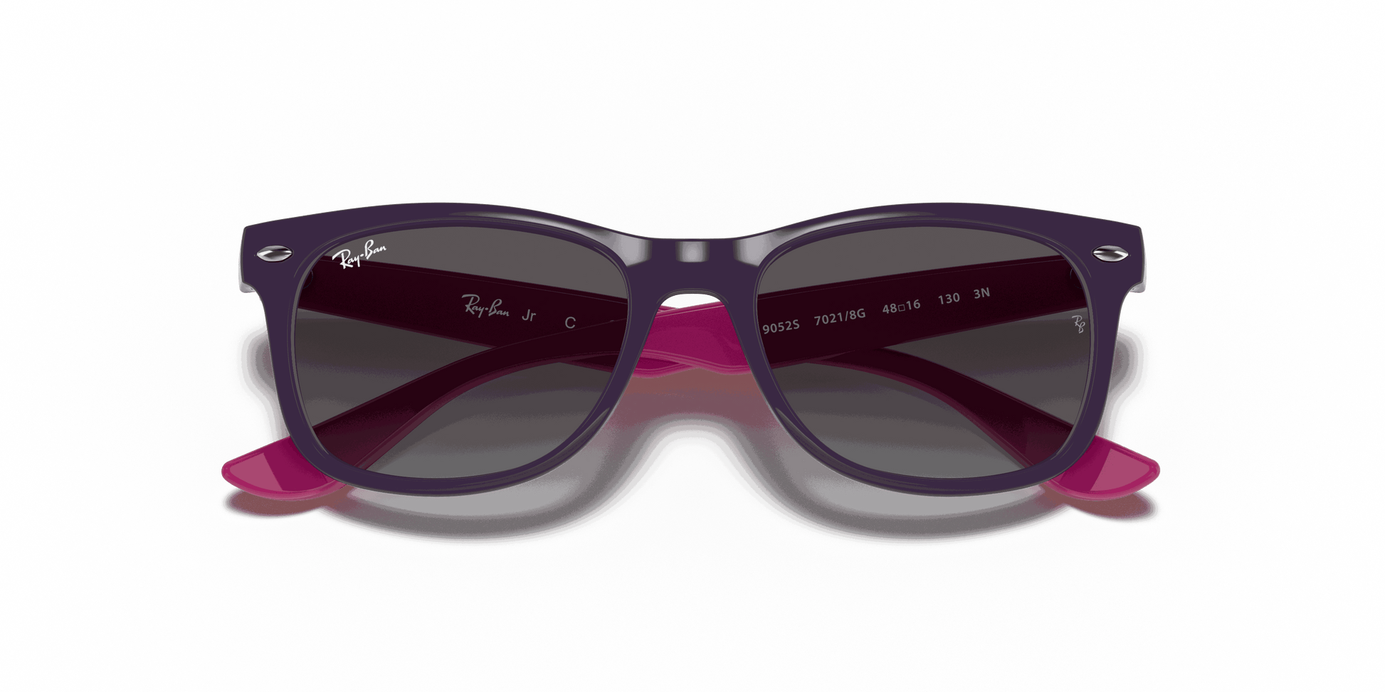 [Light Grey/Dark Grey Lenses, Polished Violet Frame]