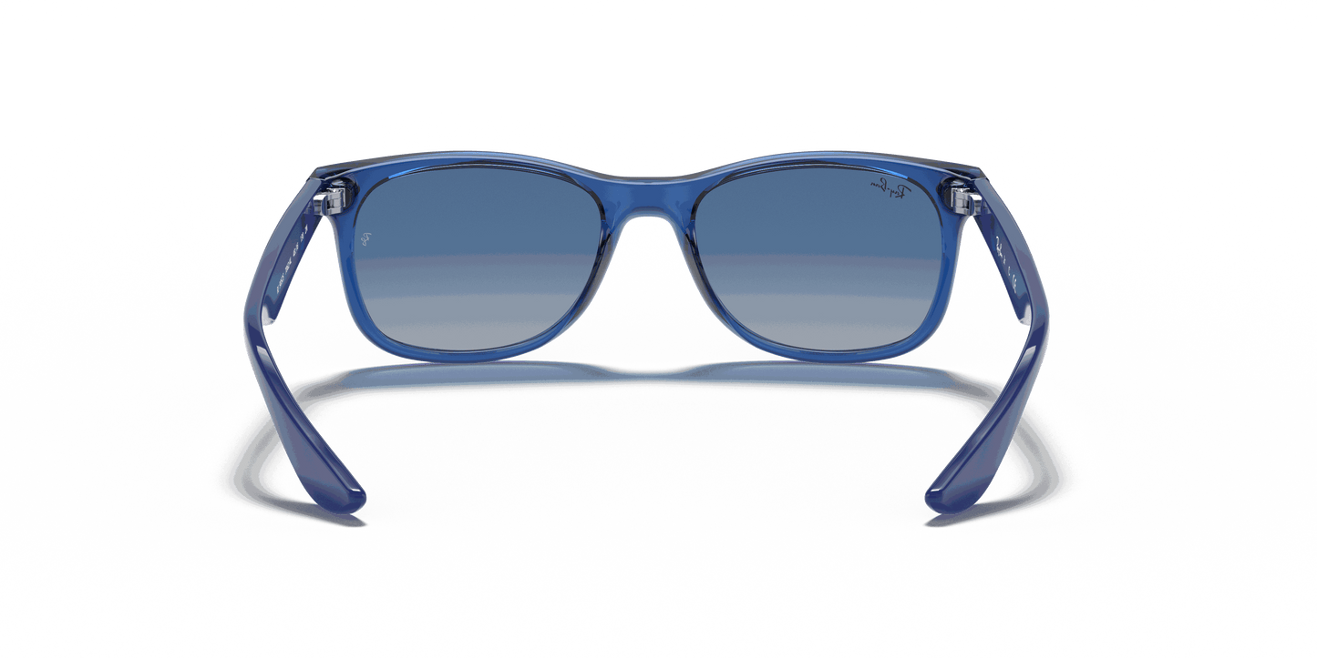 [Light Grey/Dark Grey Lenses, Polished Transparent Blue Frame]