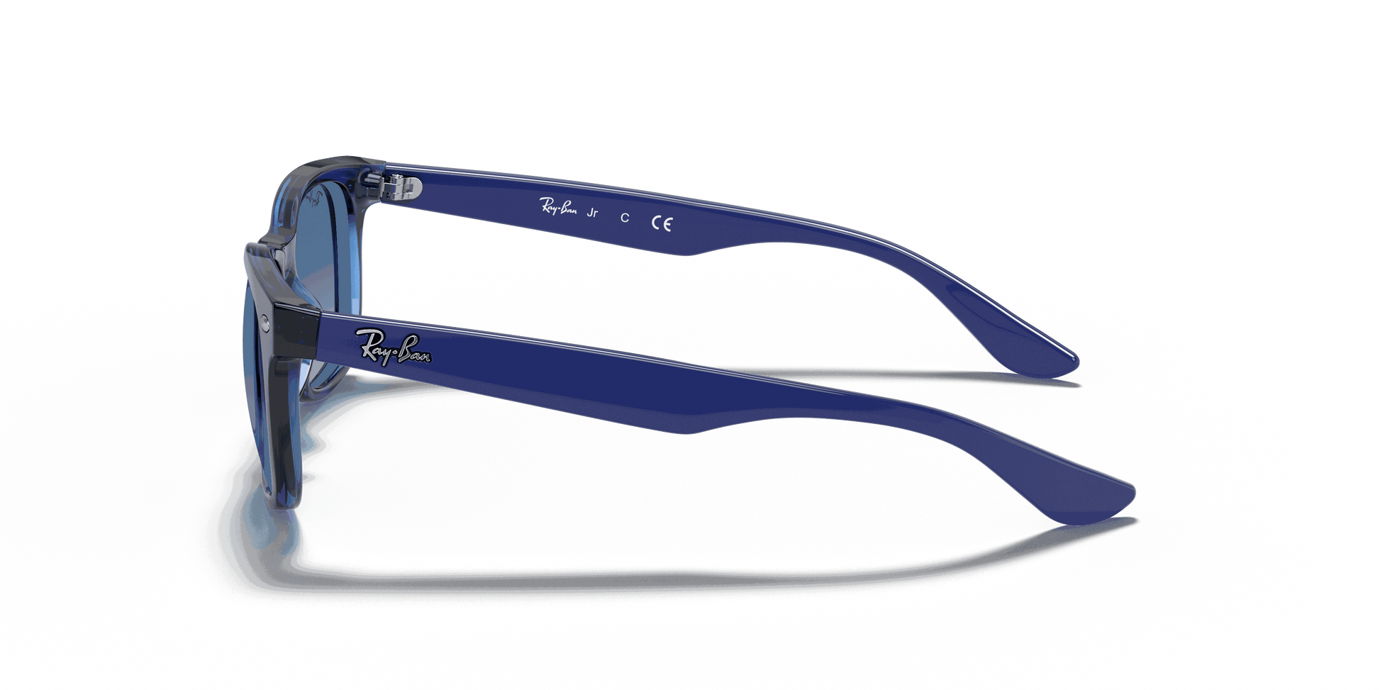 [Light Grey/Dark Grey Lenses, Polished Transparent Blue Frame]