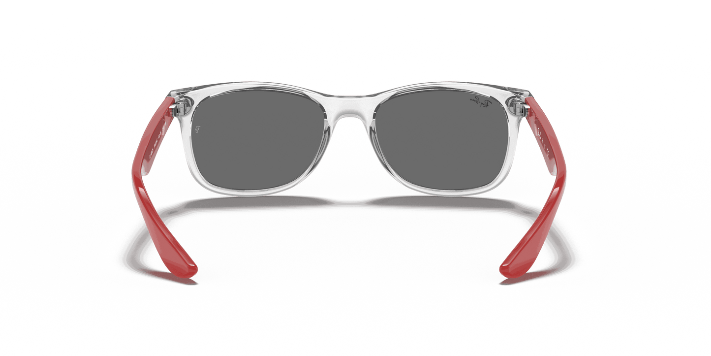[Grey/Silver Lenses, Polished Transparent Grey Frame]