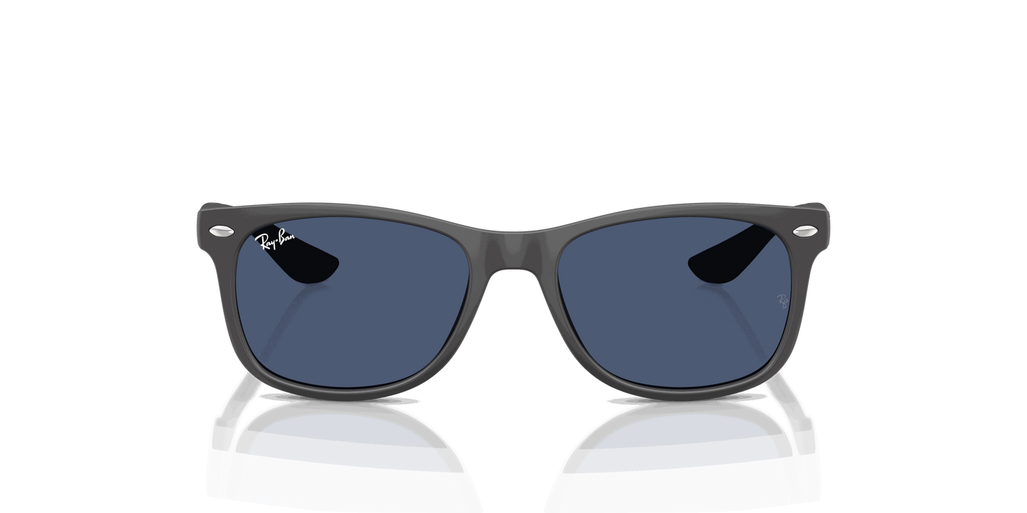 [Dark Blue Lenses, Polished Rubber Dark Gray Frame]