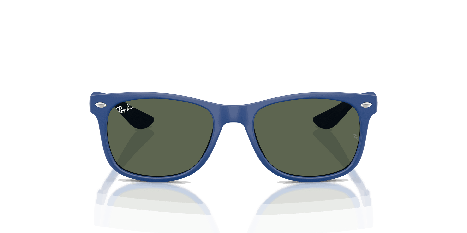 [Dark Green Lenses, Polished Rubber Blue Frame]