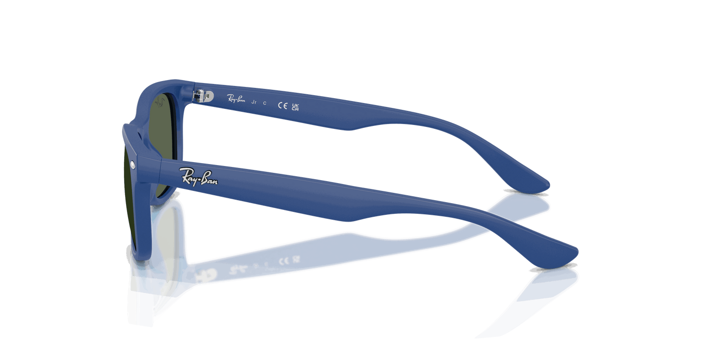 [Dark Green Lenses, Polished Rubber Blue Frame]