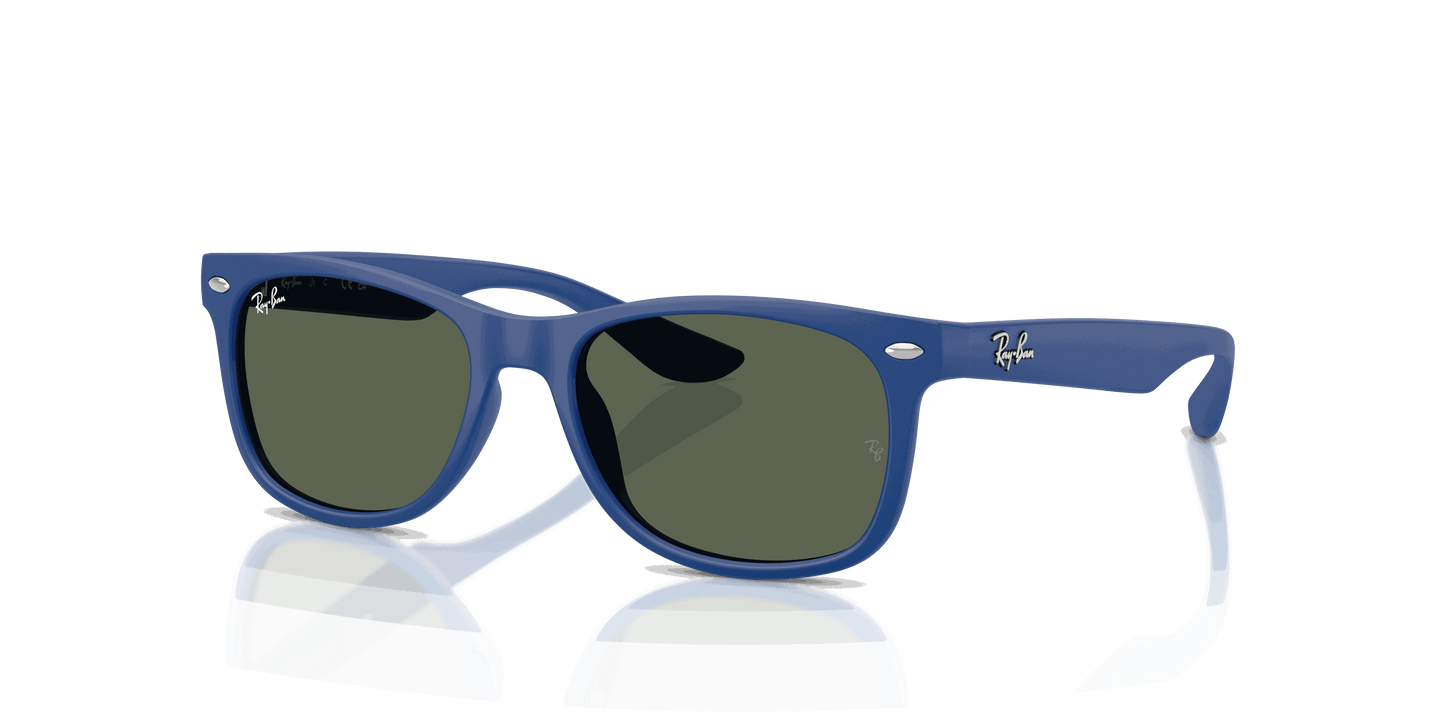 [Dark Green Lenses, Polished Rubber Blue Frame]