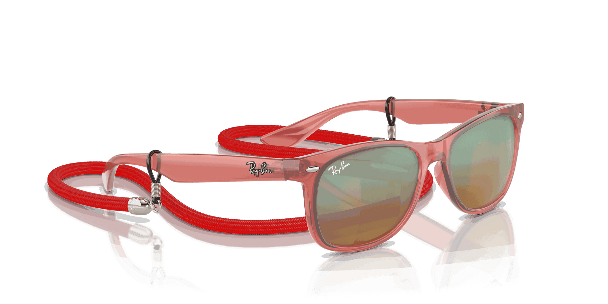 [Orange Lenses, Polished Opal Red Frame]