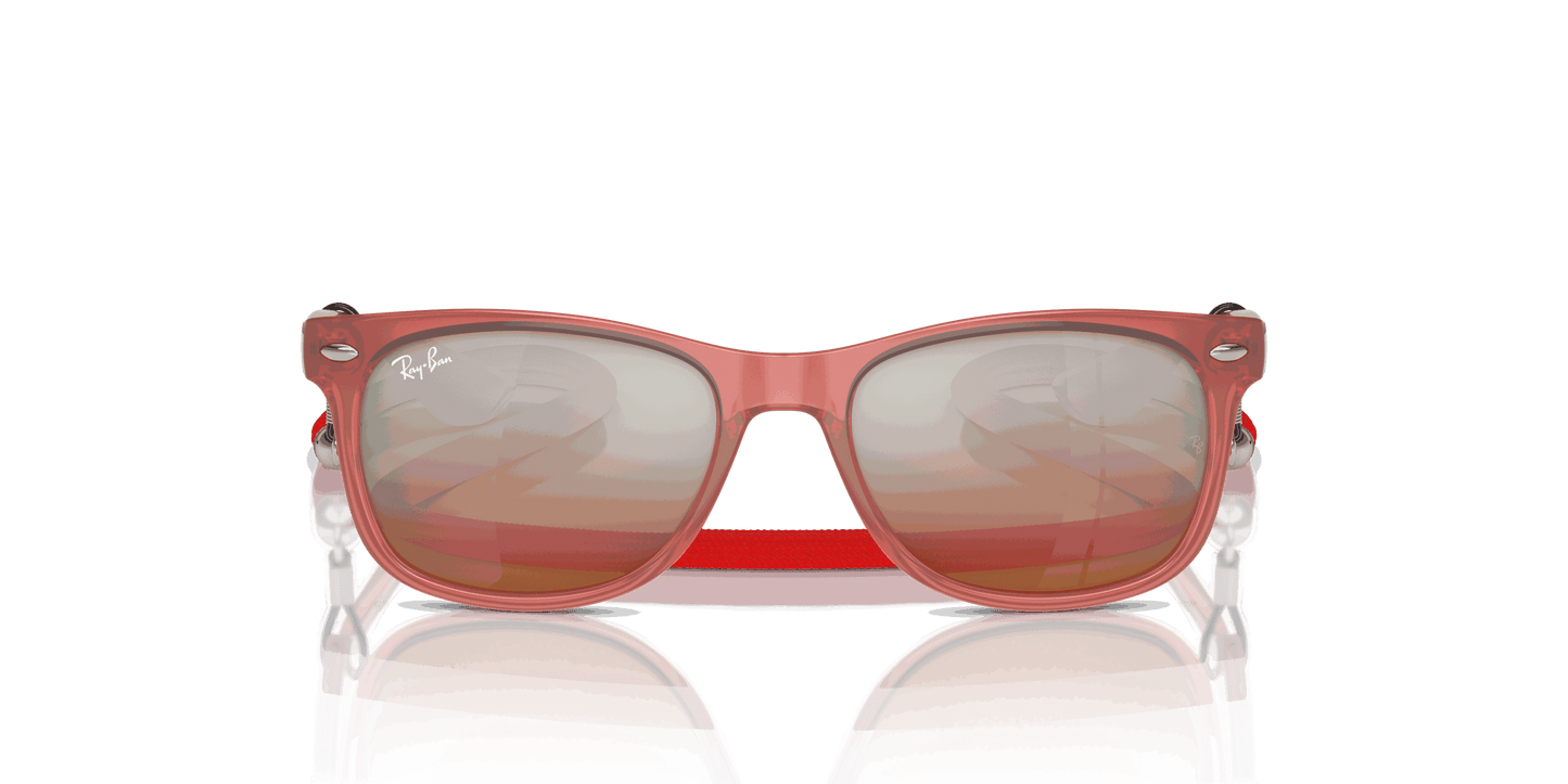 [Orange Lenses, Polished Opal Red Frame]