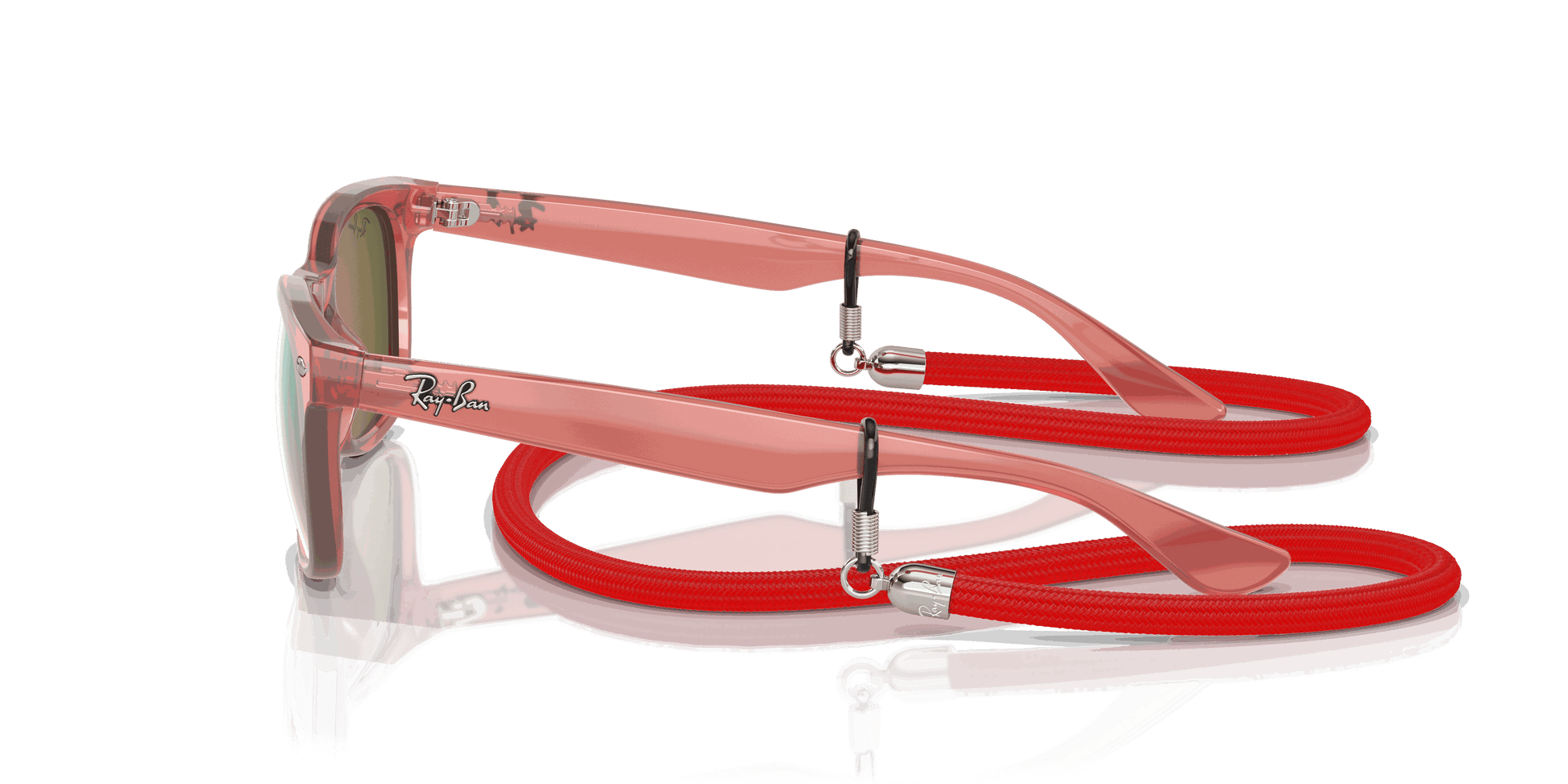 [Orange Lenses, Polished Opal Red Frame]