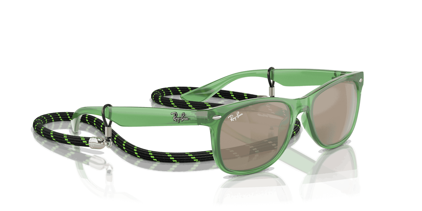 [Dark Gold Lenses, Polished Opal Green Frame]