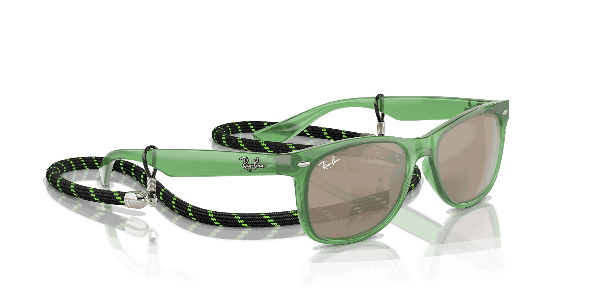 [Dark Gold Lenses, Polished Opal Green Frame]