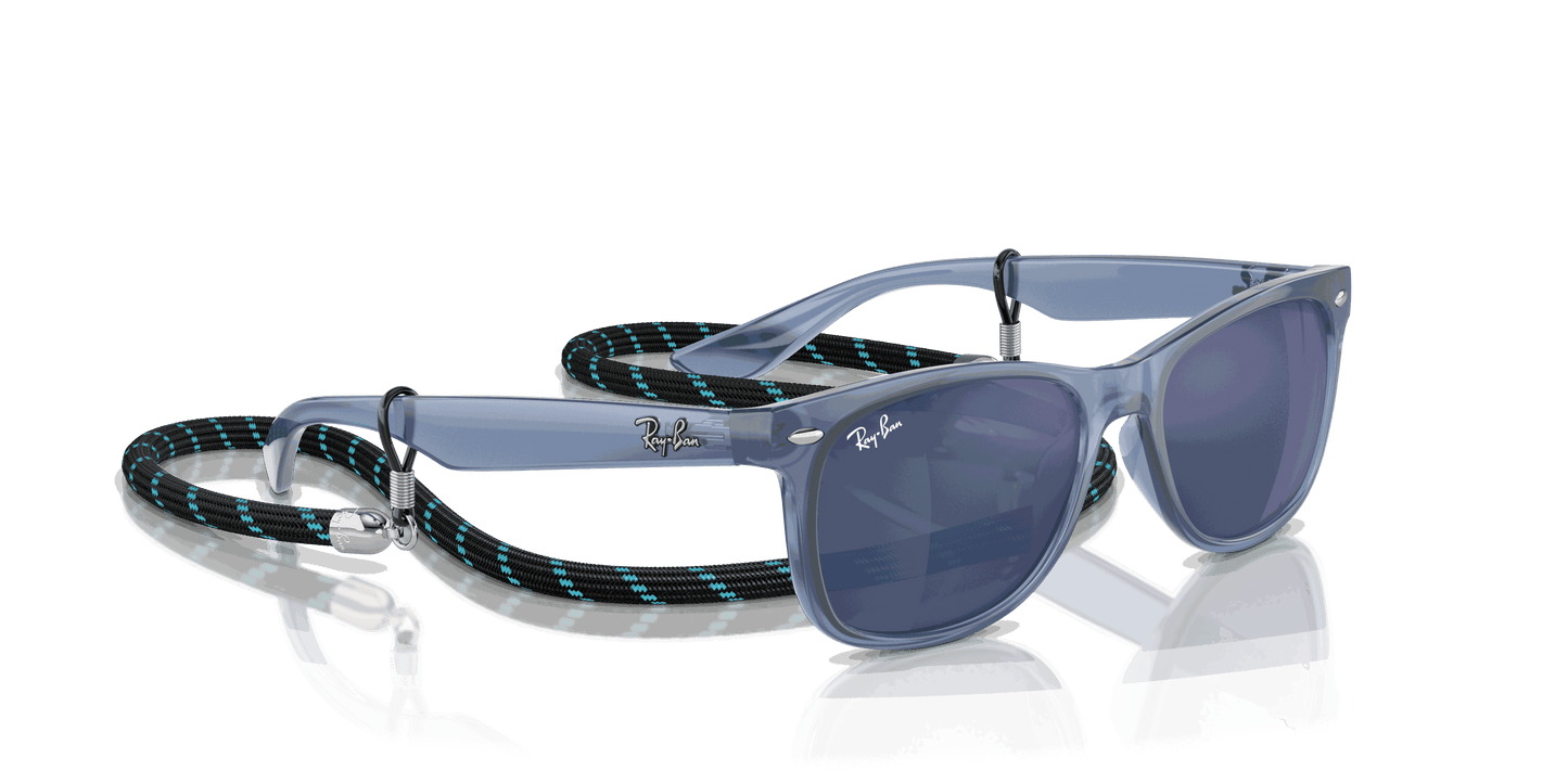 [Blue Lenses, Polished Opal Blue Frame]