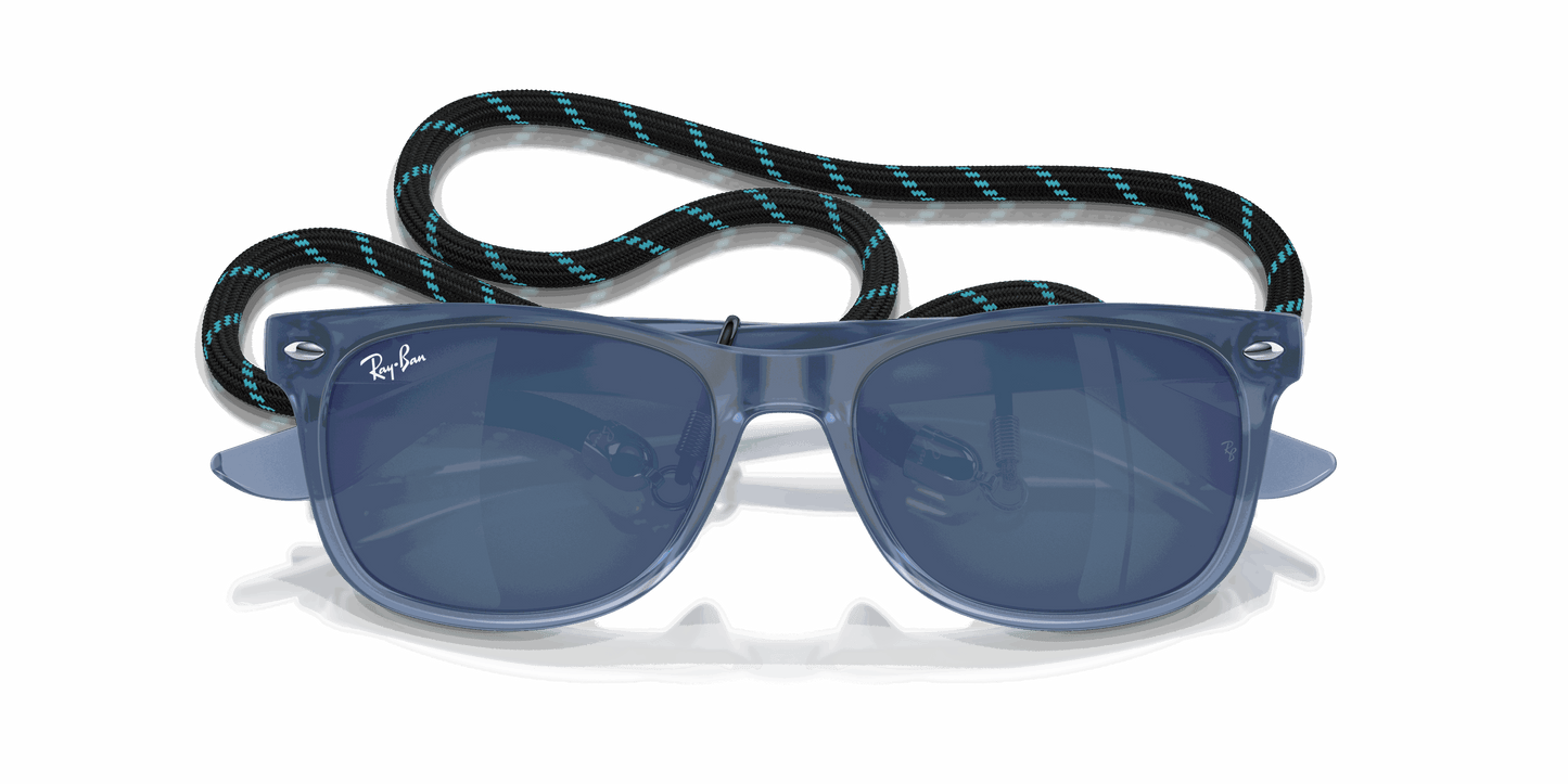 [Blue Lenses, Polished Opal Blue Frame]