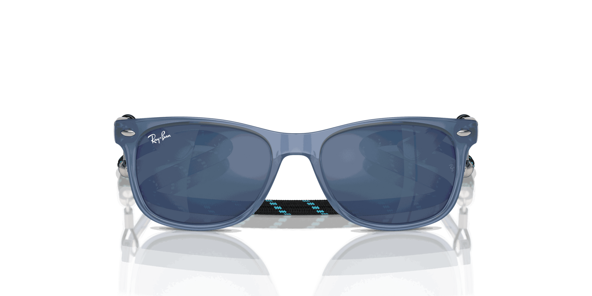 [Blue Lenses, Polished Opal Blue Frame]