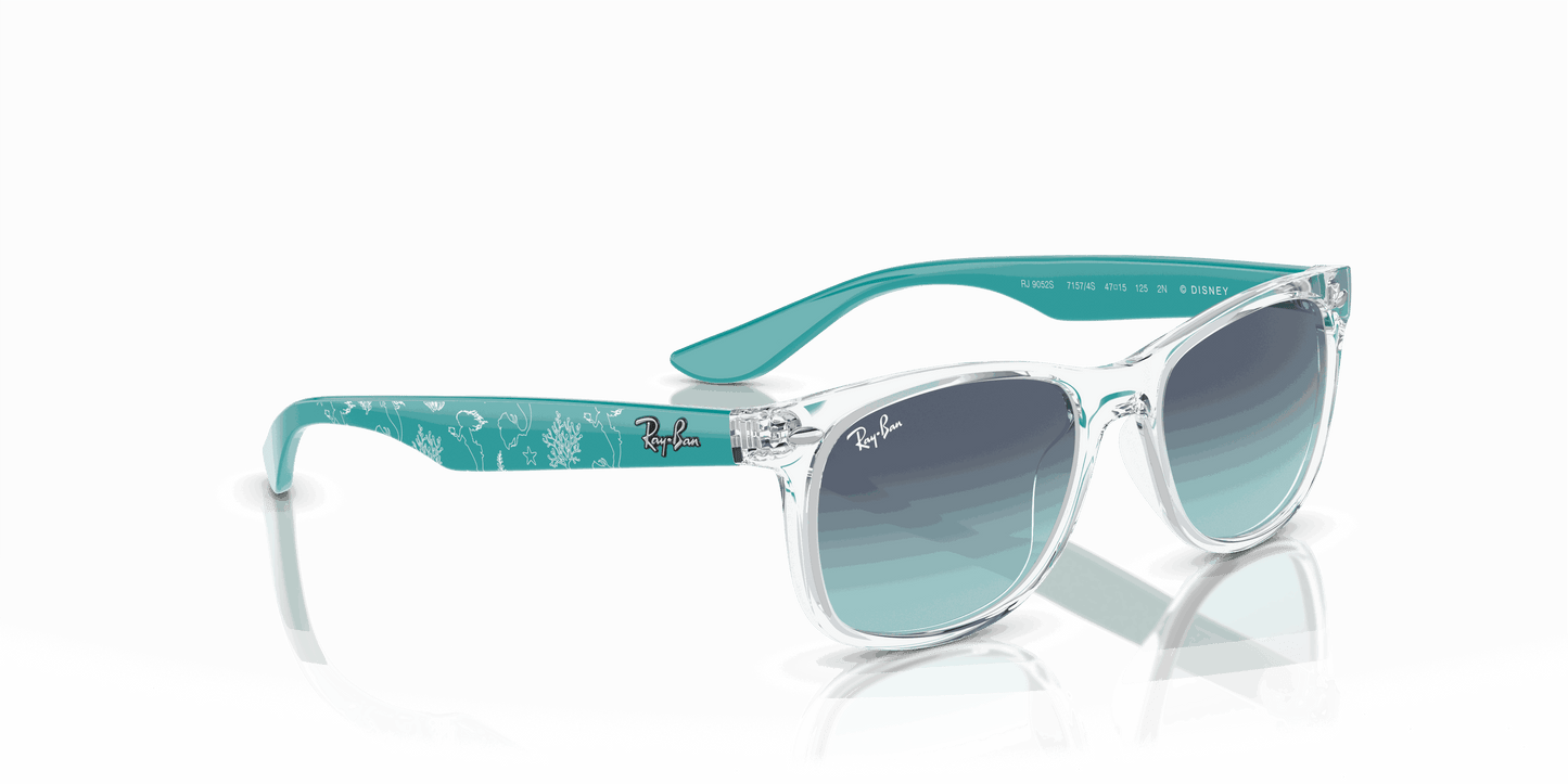 [Dark Blue Lenses, Polished Transparent Frame]