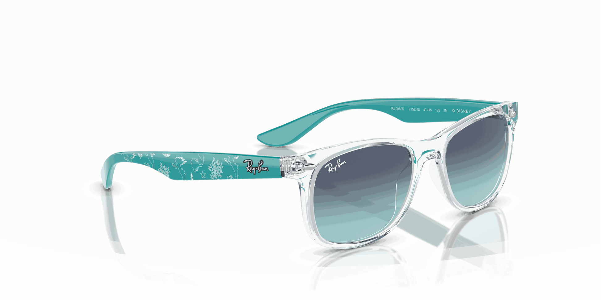 [Dark Blue Lenses, Polished Transparent Frame]