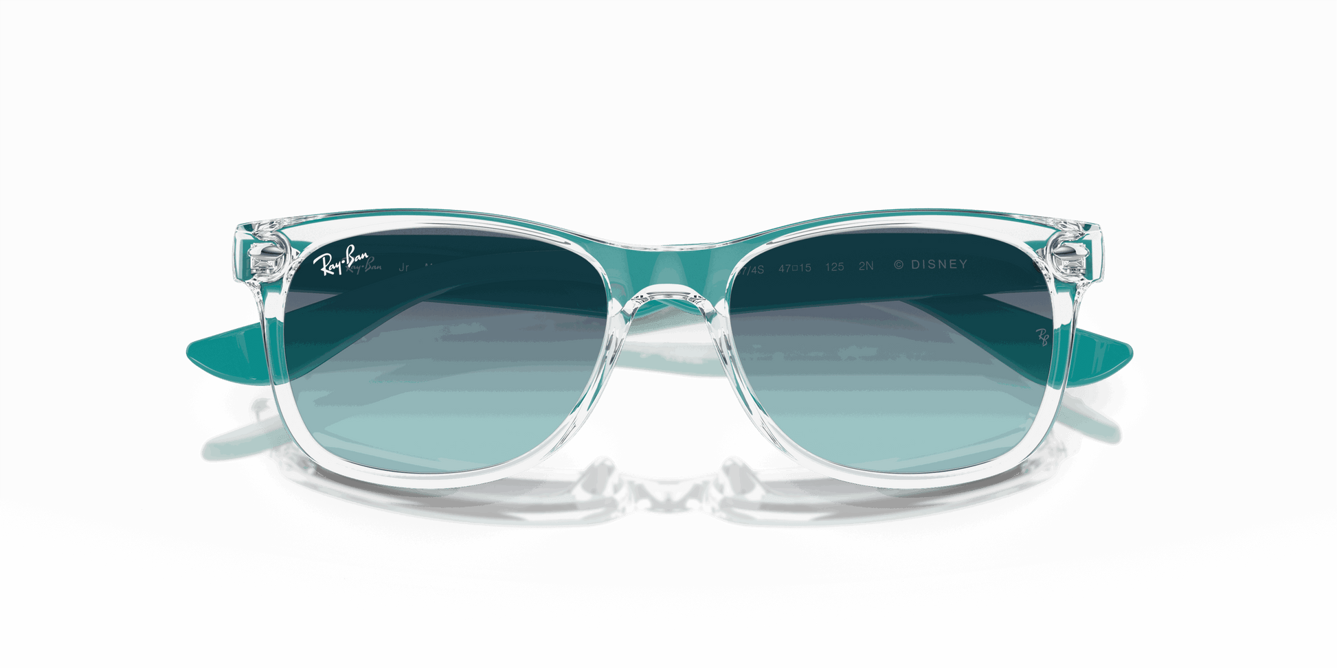 [Dark Blue Lenses, Polished Transparent Frame]