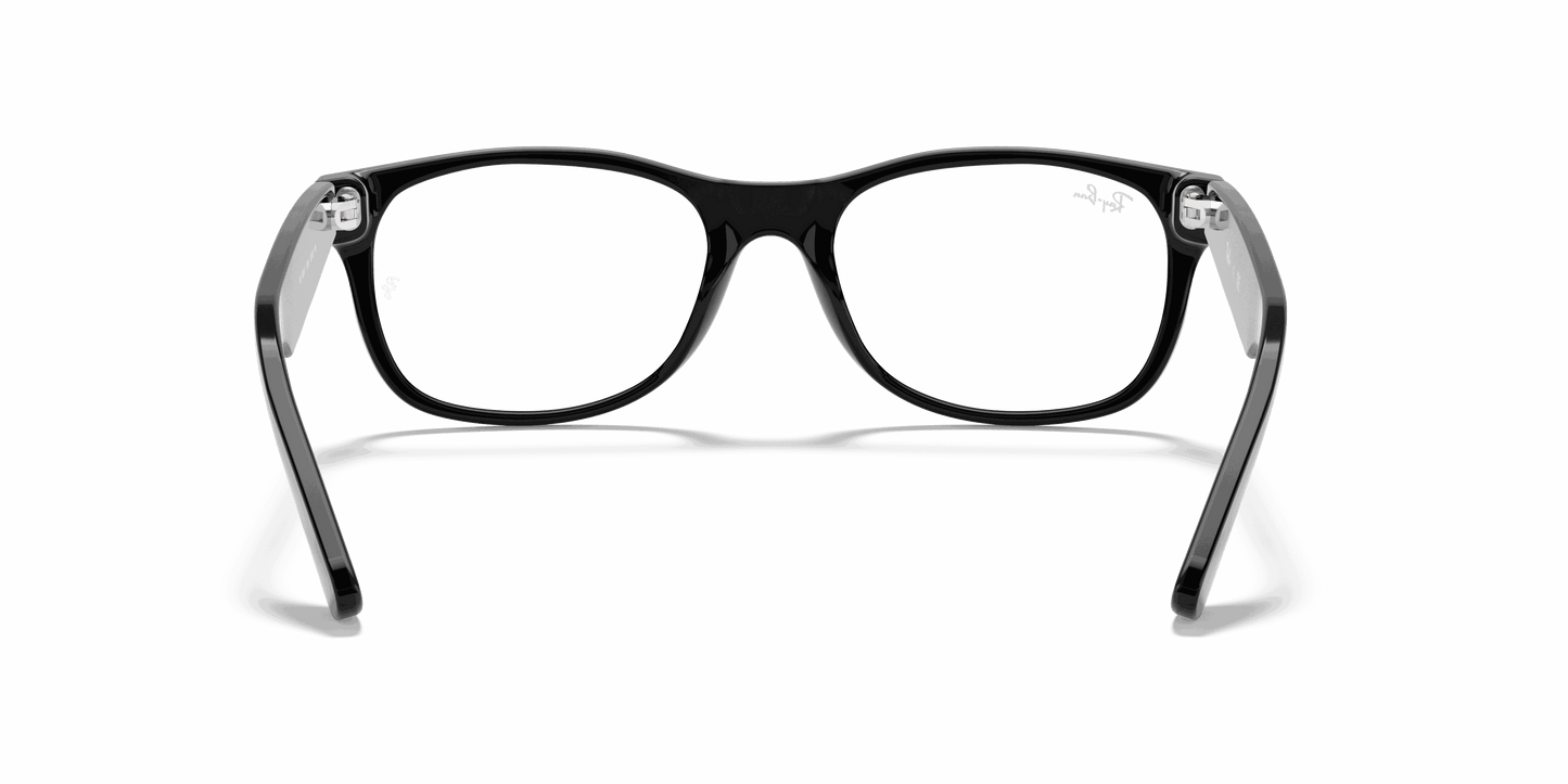 [Clear Lenses, Polished Black Frame]