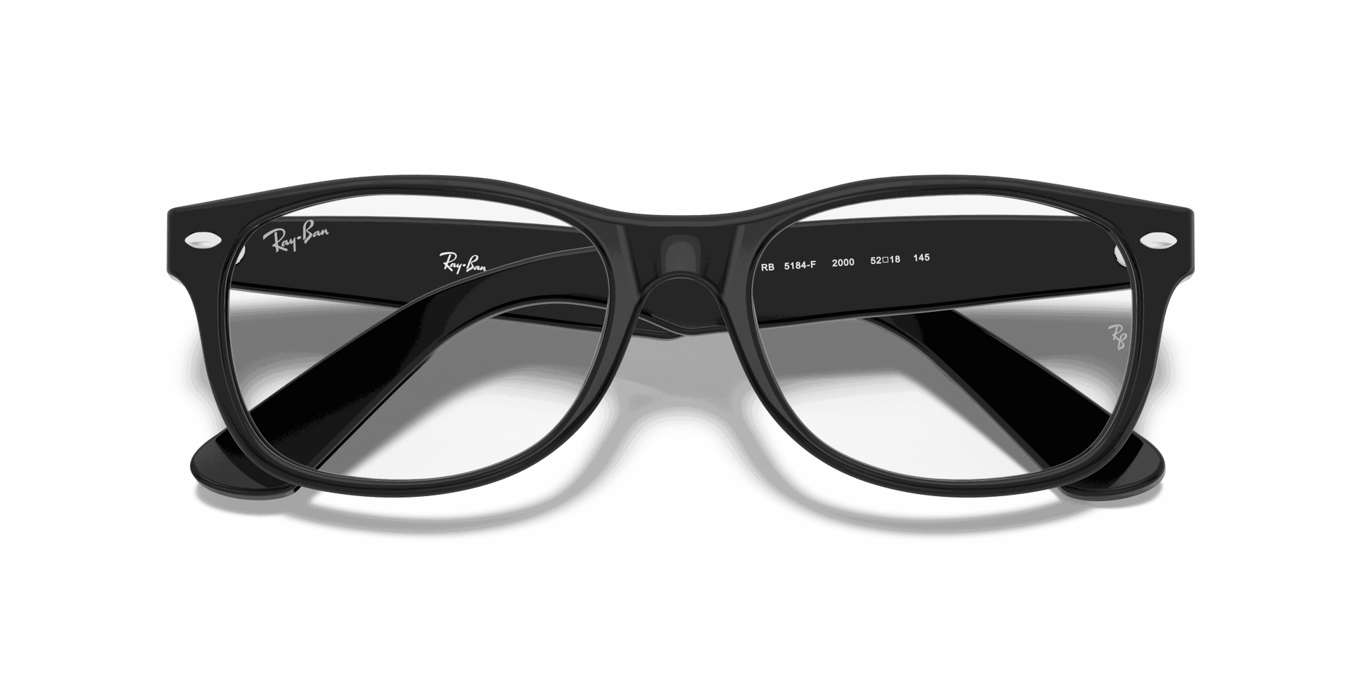 [Clear Lenses, Polished Black Frame]