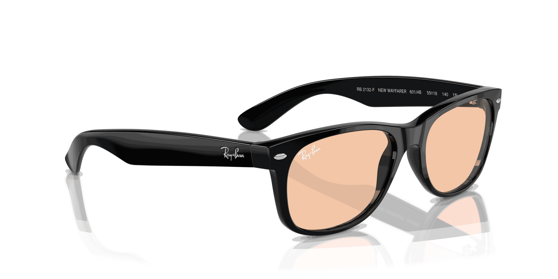 [Pink Lenses, Polished Black Frame]