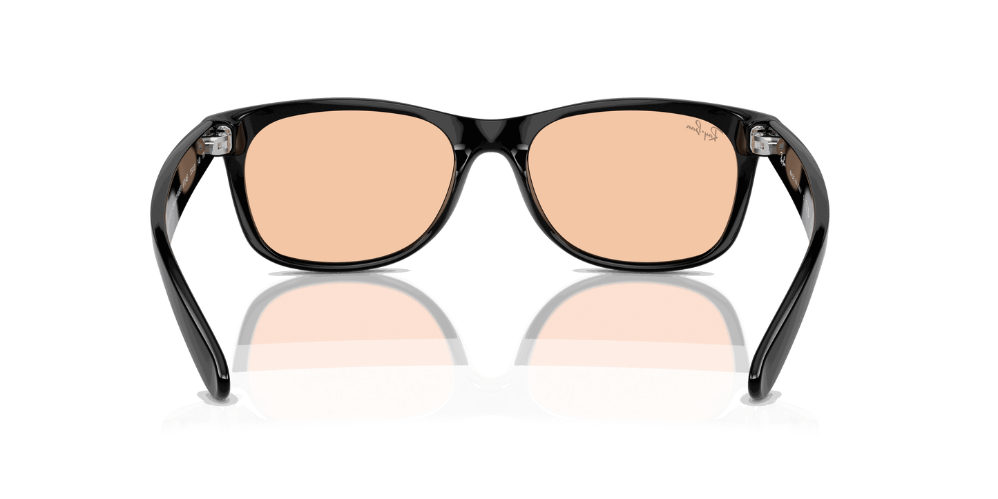 [Pink Lenses, Polished Black Frame]