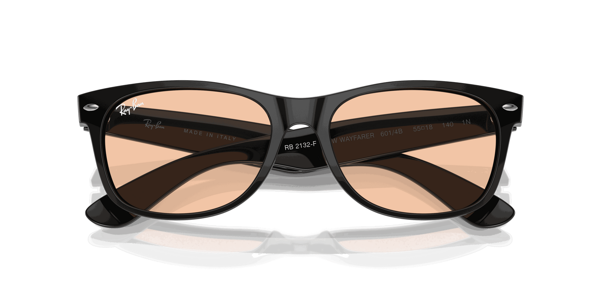 [Pink Lenses, Polished Black Frame]