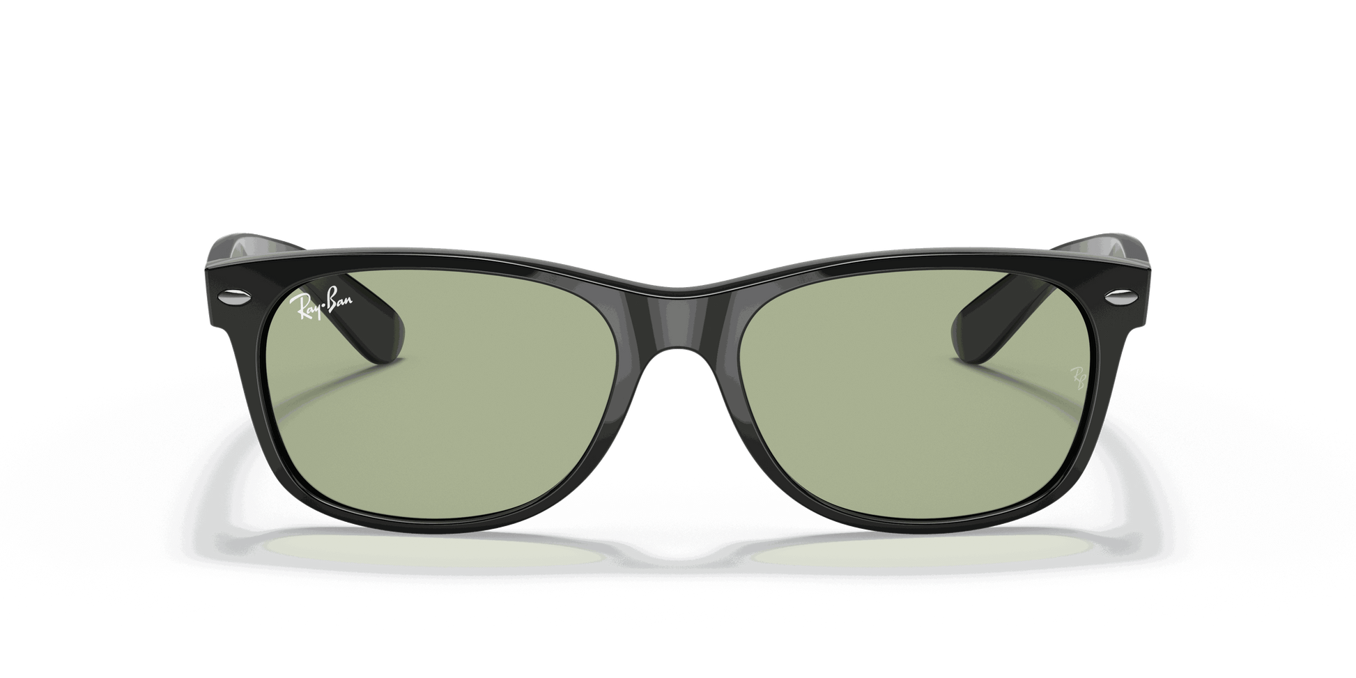 [Green Lenses, Polished Black Frame]