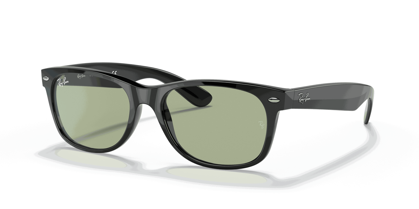 [Green Lenses, Polished Black Frame]