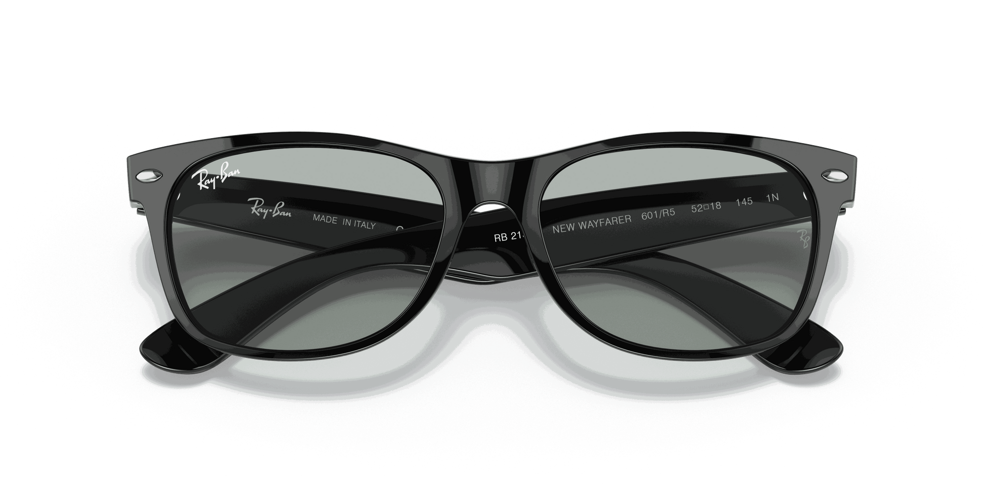 [Light Grey Lenses, Polished Black Frame]