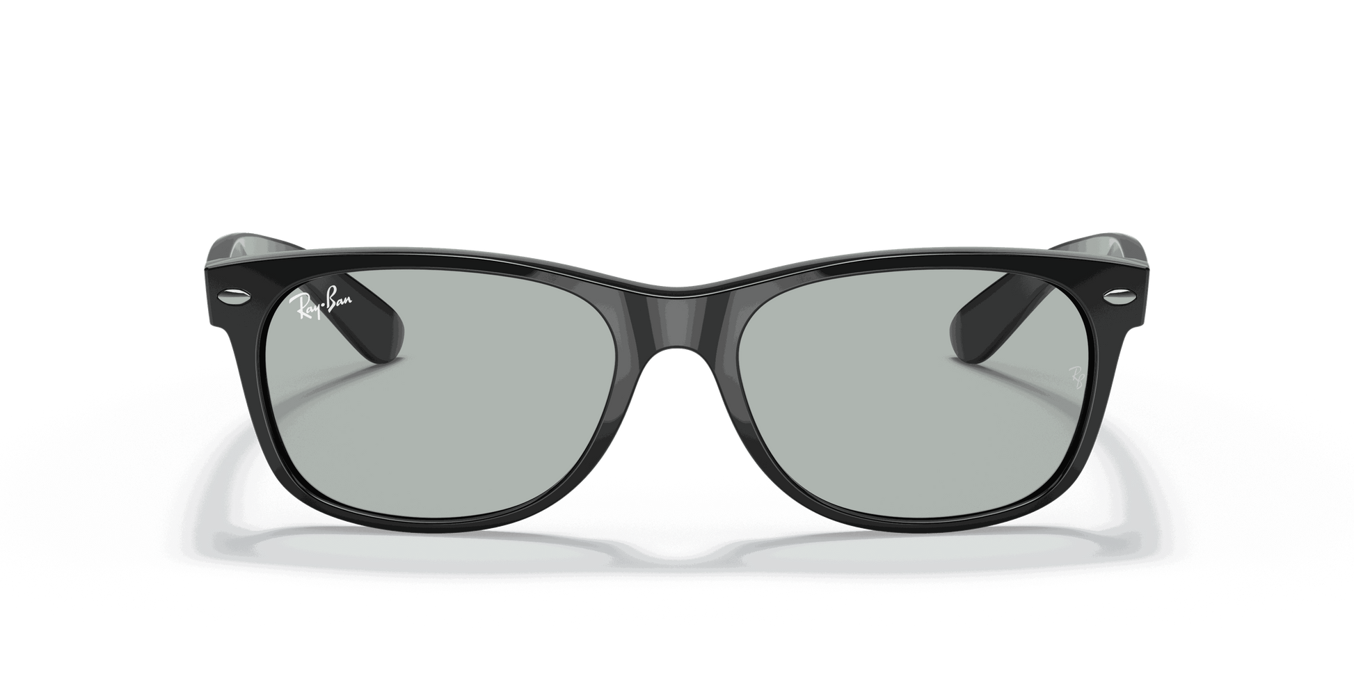 [Light Grey Lenses, Polished Black Frame]