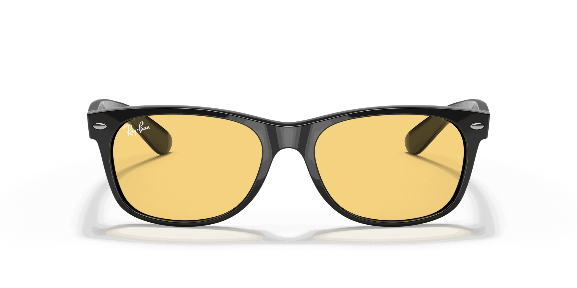 [Yellow Classic Lenses, Polished Black Frame]