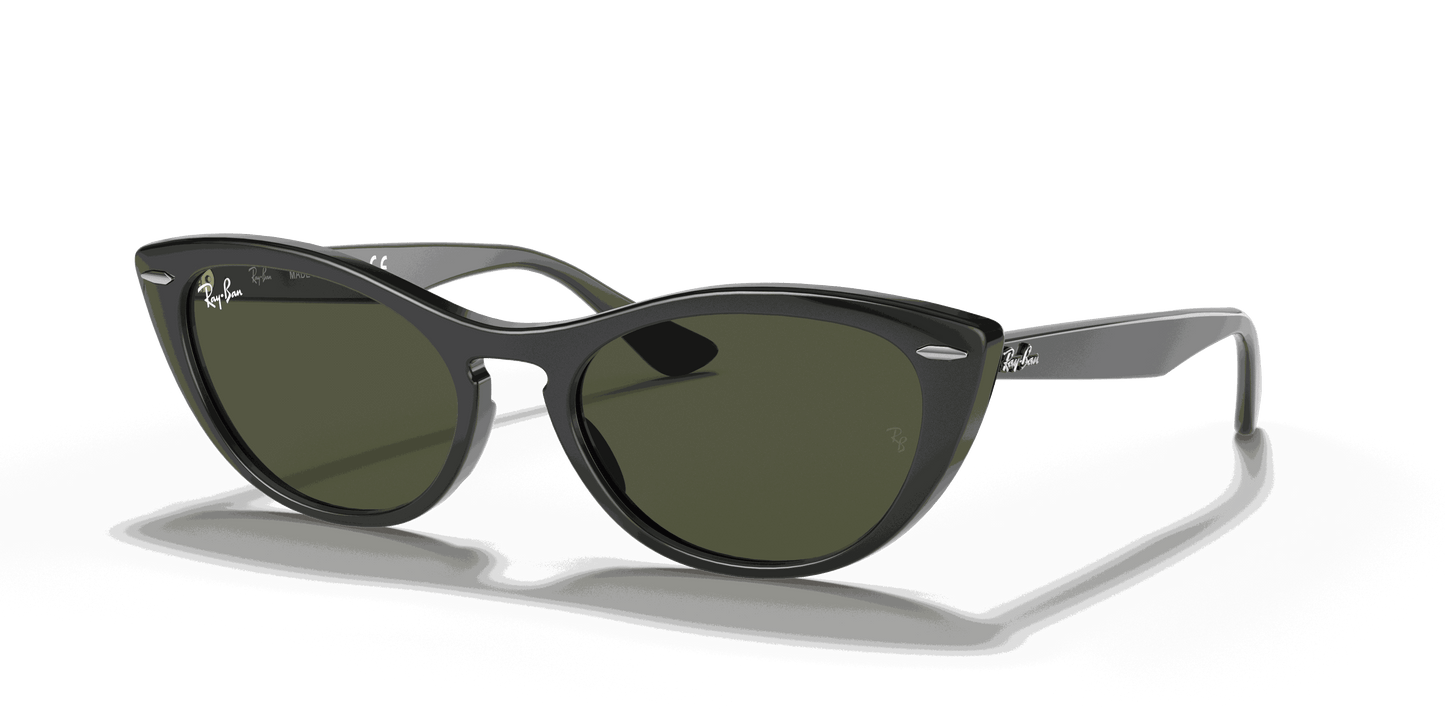 [G-15 Green Lenses, Polished Black Frame]
