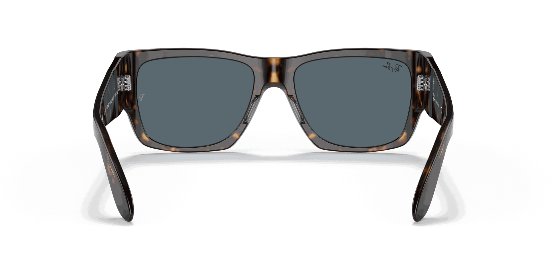 [Dark Blue Lenses, Polished Havana Frame]