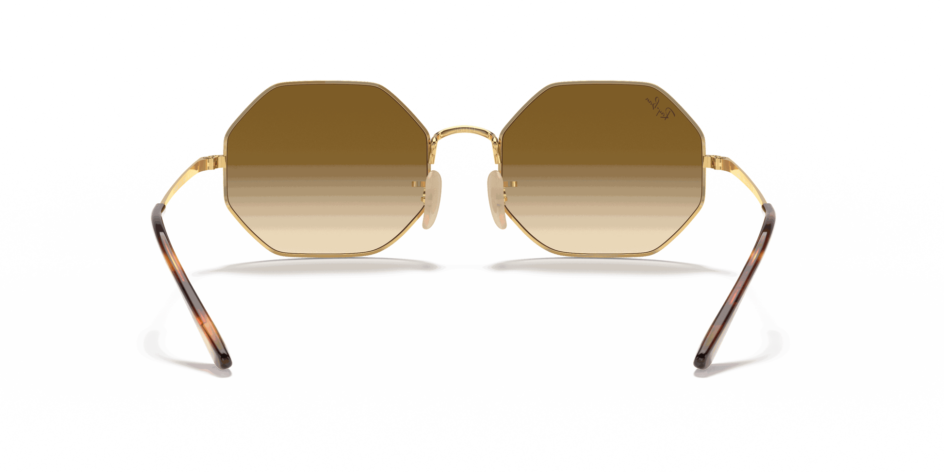[Light Brown Gradient Lenses, Polished Arista Gold Frame]