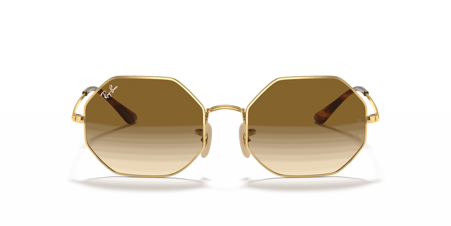 [Light Brown Gradient Lenses, Polished Arista Gold Frame]