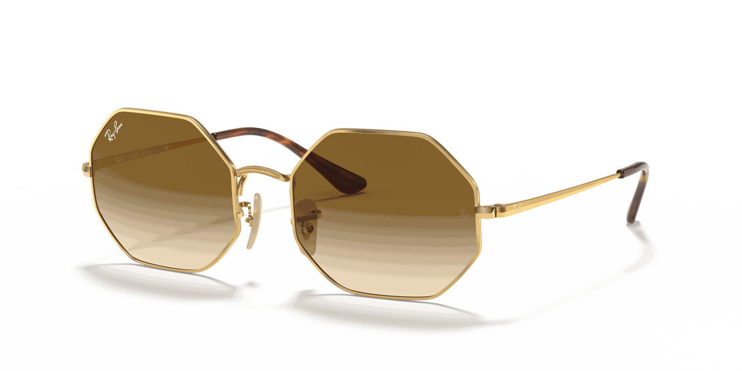 [Light Brown Gradient Lenses, Polished Arista Gold Frame]