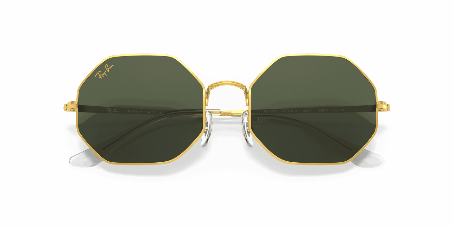 [G-15 Green Lenses, Polished Gold Frame]