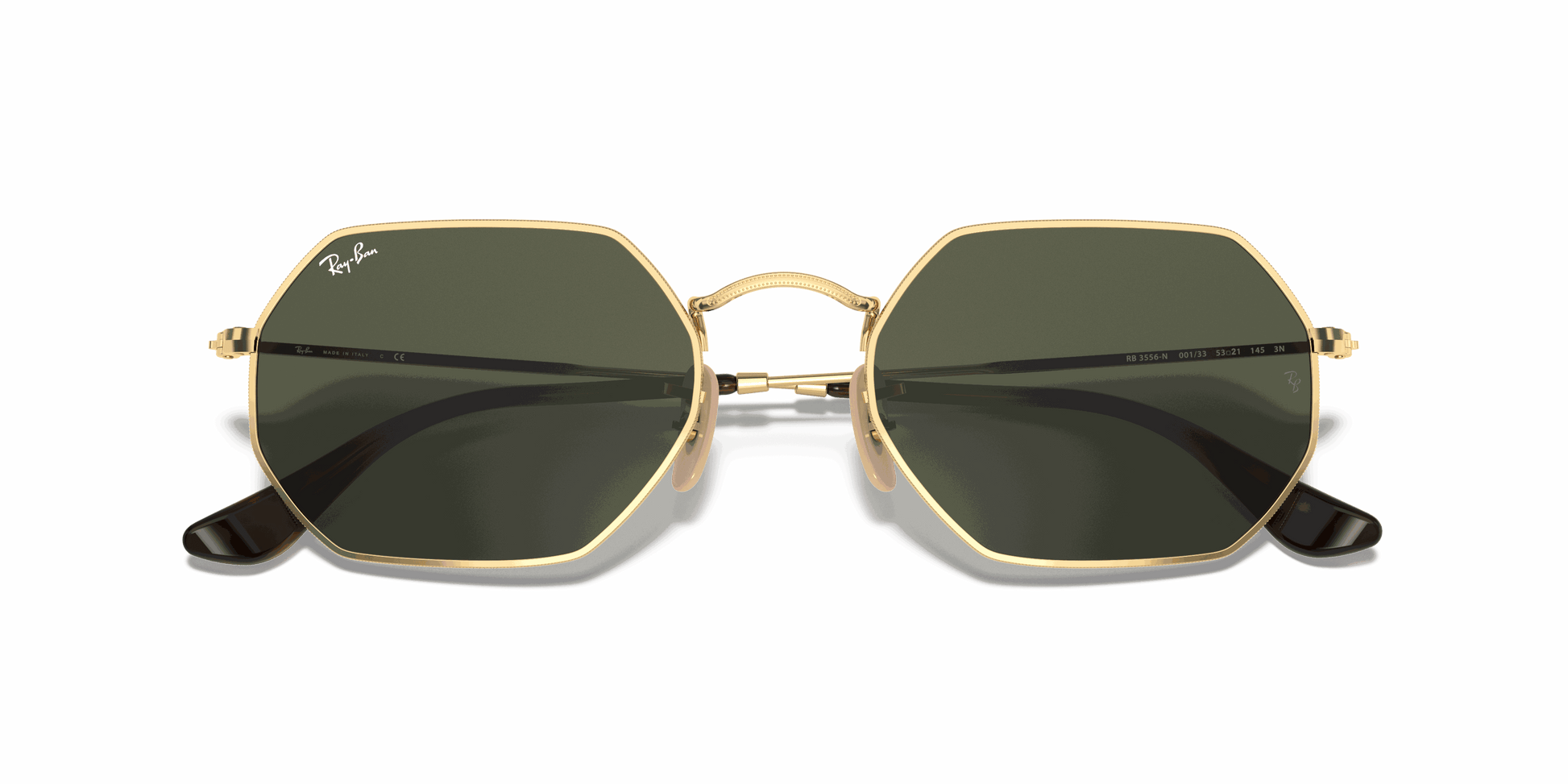 [G-15 Green Lenses, Polished Arista Gold Frame]