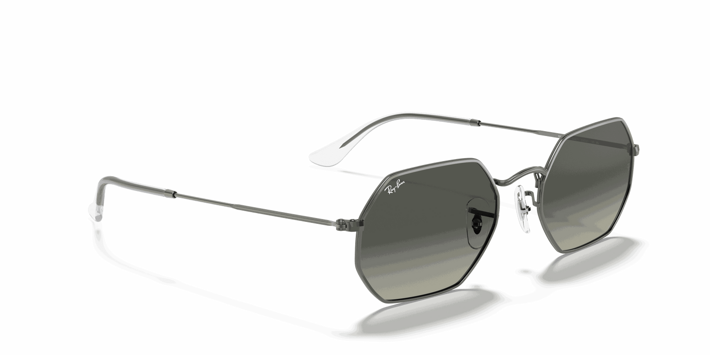 [Grey Gradient Lenses, Polished Gunmetal Frame]