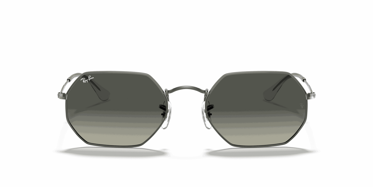 [Grey Gradient Lenses, Polished Gunmetal Frame]