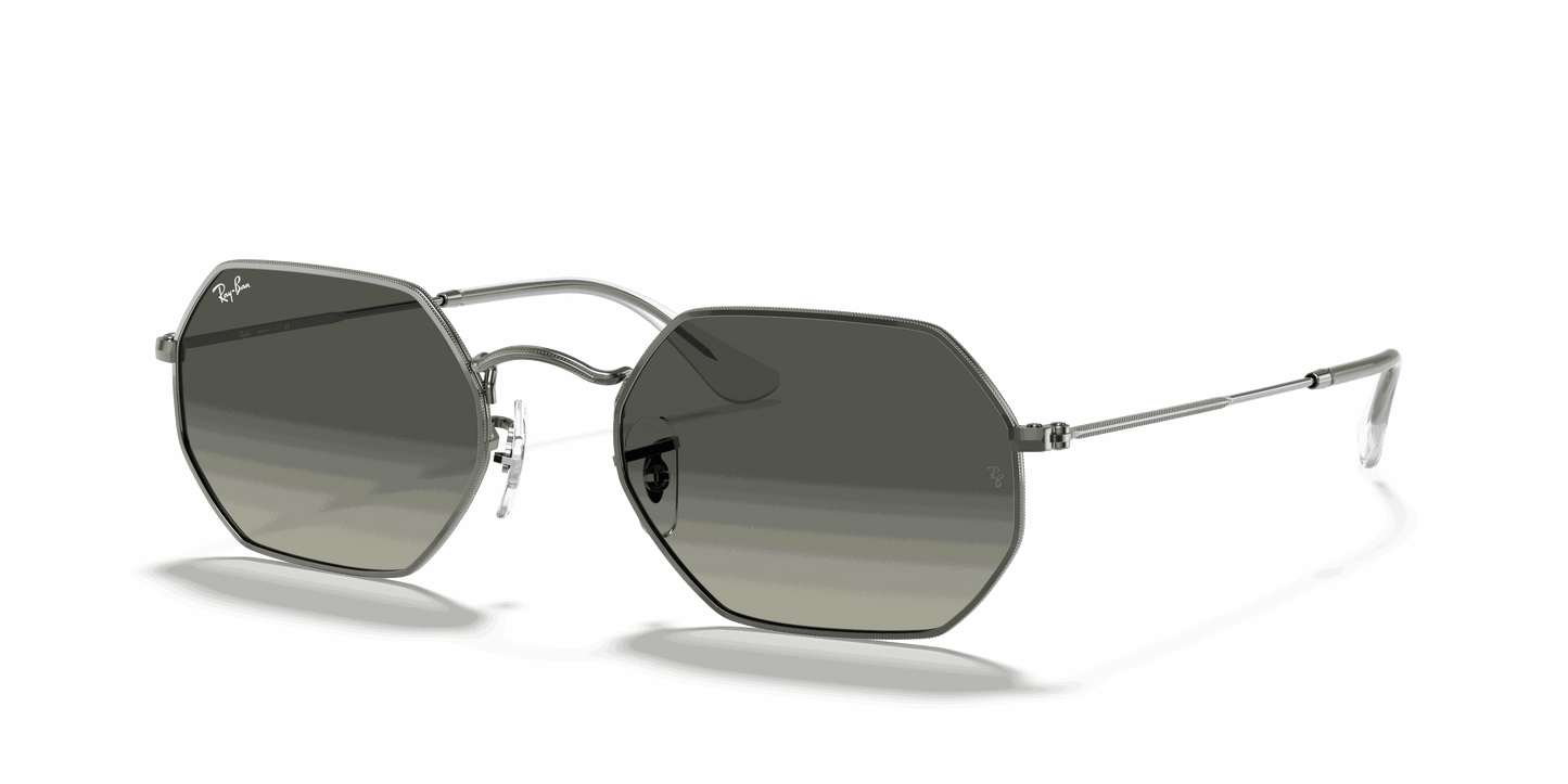 [Grey Gradient Lenses, Polished Gunmetal Frame]