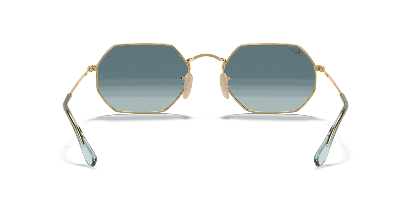 [Blue Gradient Lenses, Polished Arista Gold Frame]