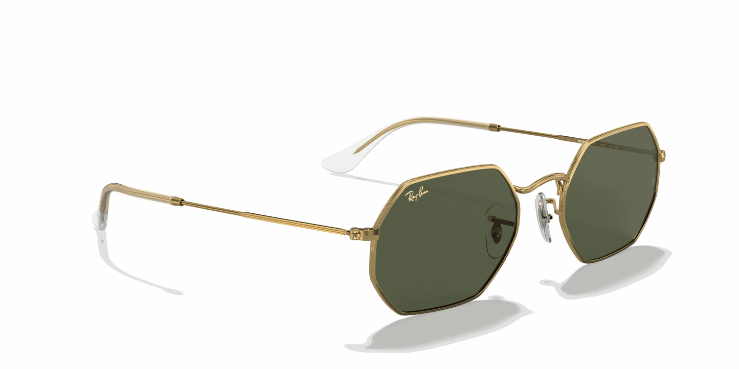 [G-15 Green Lenses, Polished Gold Frame]