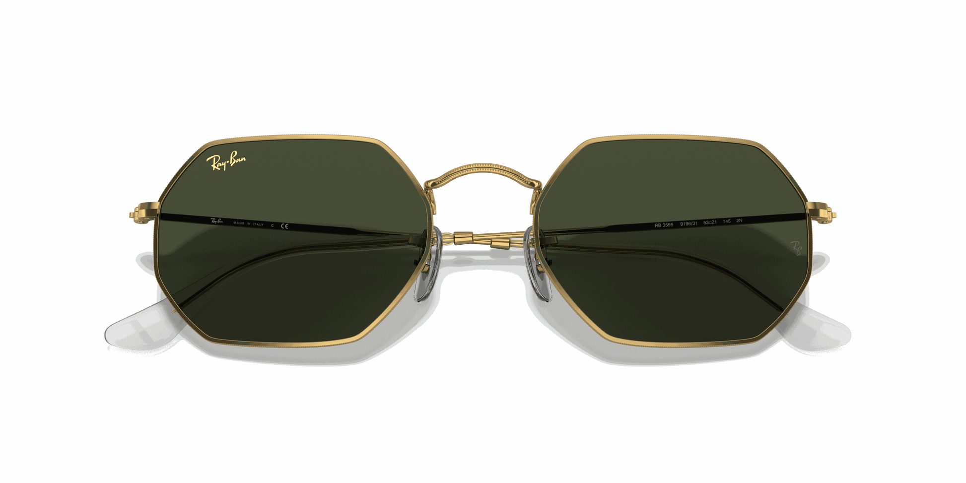 [G-15 Green Lenses, Polished Gold Frame]