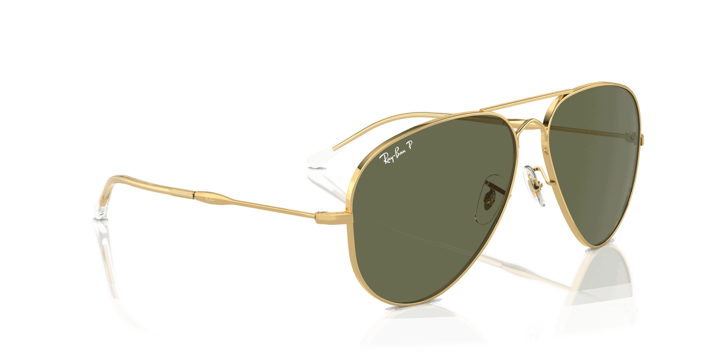 [Green Lenses, Polished Arista Gold Frame]
