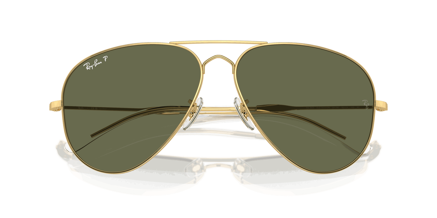 [Green Lenses, Polished Arista Gold Frame]
